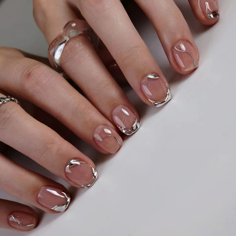 เล็บปลอมสั้นสำหรับผู้หญิงและเด - Nail Art Press On บทวิจารณ์และราคา