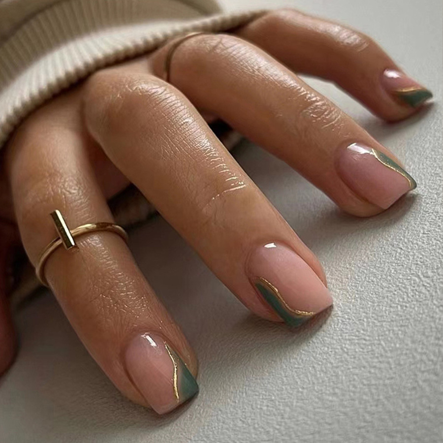 เล็บปลอมสั้นสำหรับผู้หญิงและเด - Nail Art Press On บทวิจารณ์และราคา