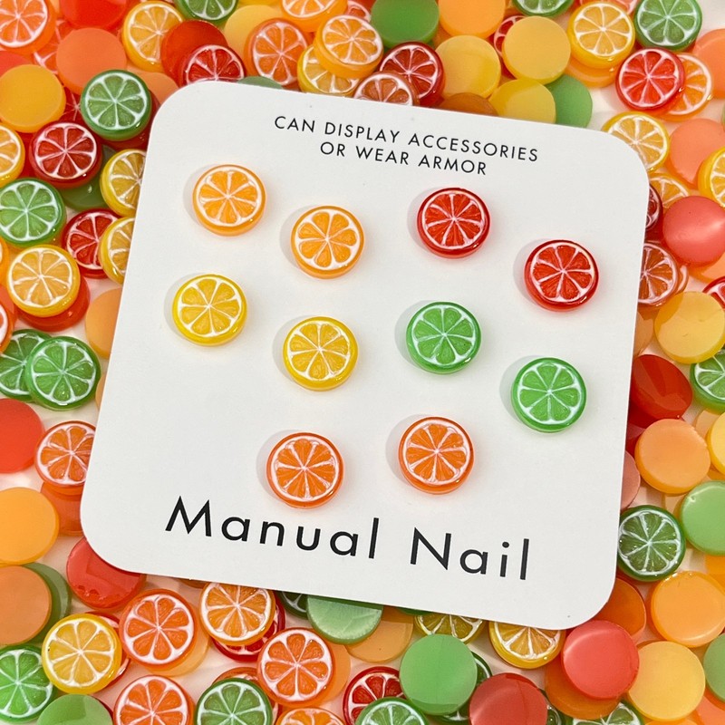 20 ชิ้น ชิ้นส่วนตกแต่งเล็บรูปอ - Nail Art Orange บทวิจารณ์และราคา