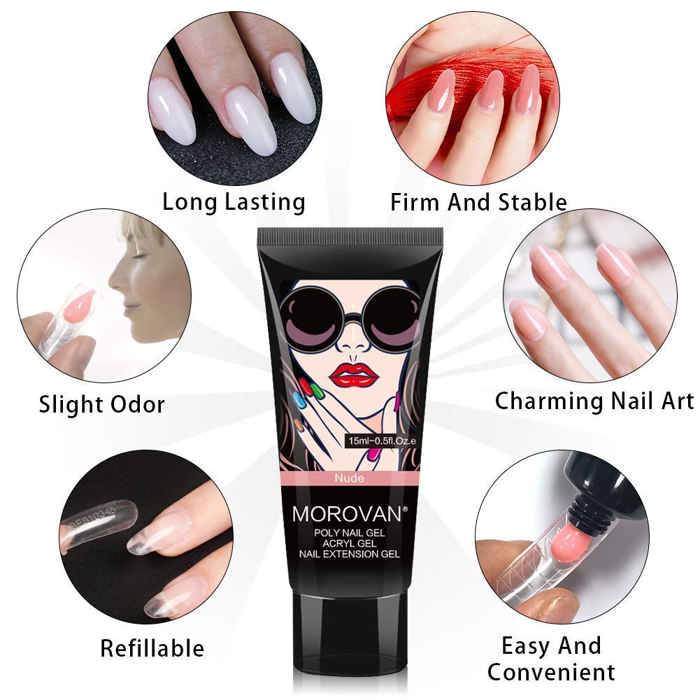 Poly เล็บชุด-6สี0.5Oz Poly Gel - Nail Art Ombre บทวิจารณ์และราคา