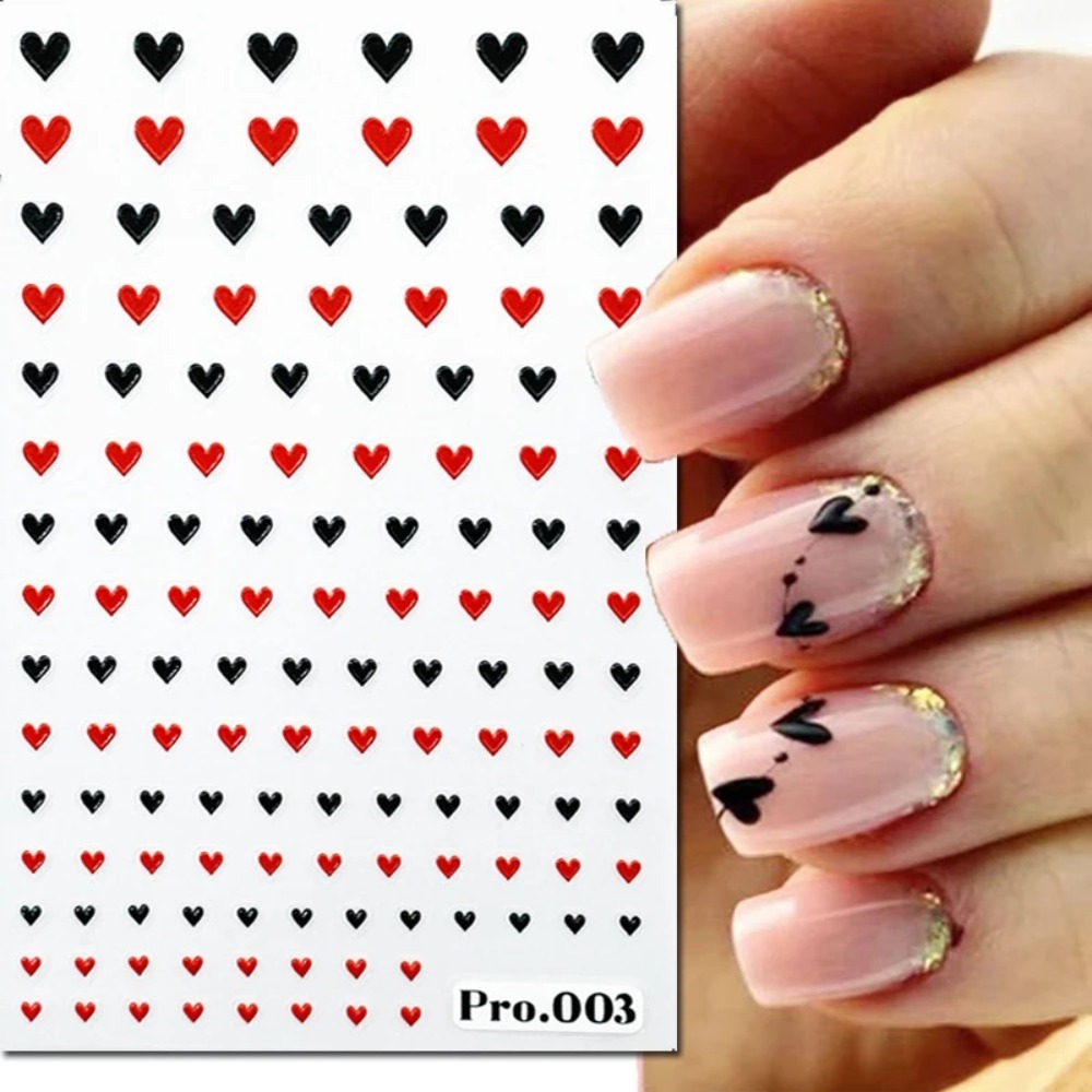 สติกเกอร์ติดเล็บลายปั๊มนูน 5D  - Nail Art Valentines Day บทวิจารณ์และราคา