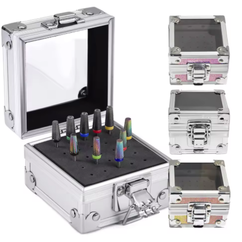 กล่องเก็บหัวเจียรเล็บแบบพกพา ท - Nail Drill Machine บทวิจารณ์และราคา