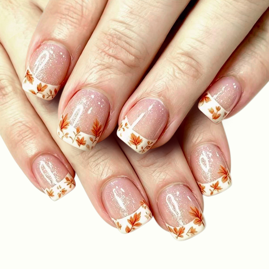 เล็บปลอมอะคริลิกแบบกดติด 24 ชิ - Nail Art Orange บทวิจารณ์และราคา