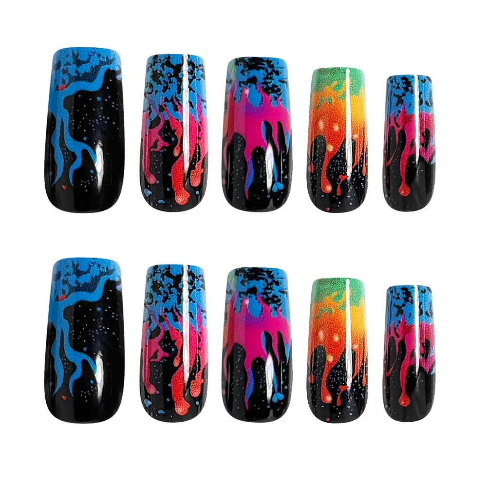 เล็บปลอมขนาดกลางสำหรับผู้หญิงแ - Nail Art Orange บทวิจารณ์และราคา