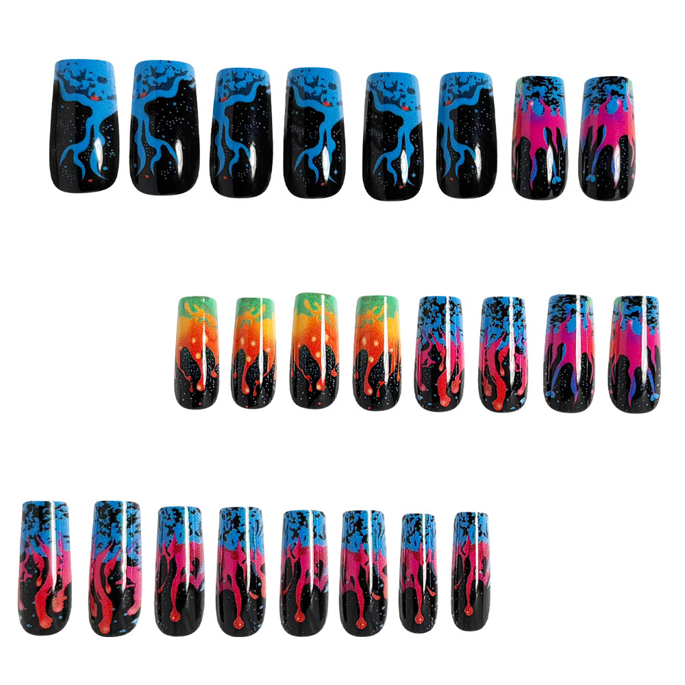 เล็บปลอมขนาดกลางสำหรับผู้หญิงแ - Nail Art Orange บทวิจารณ์และราคา