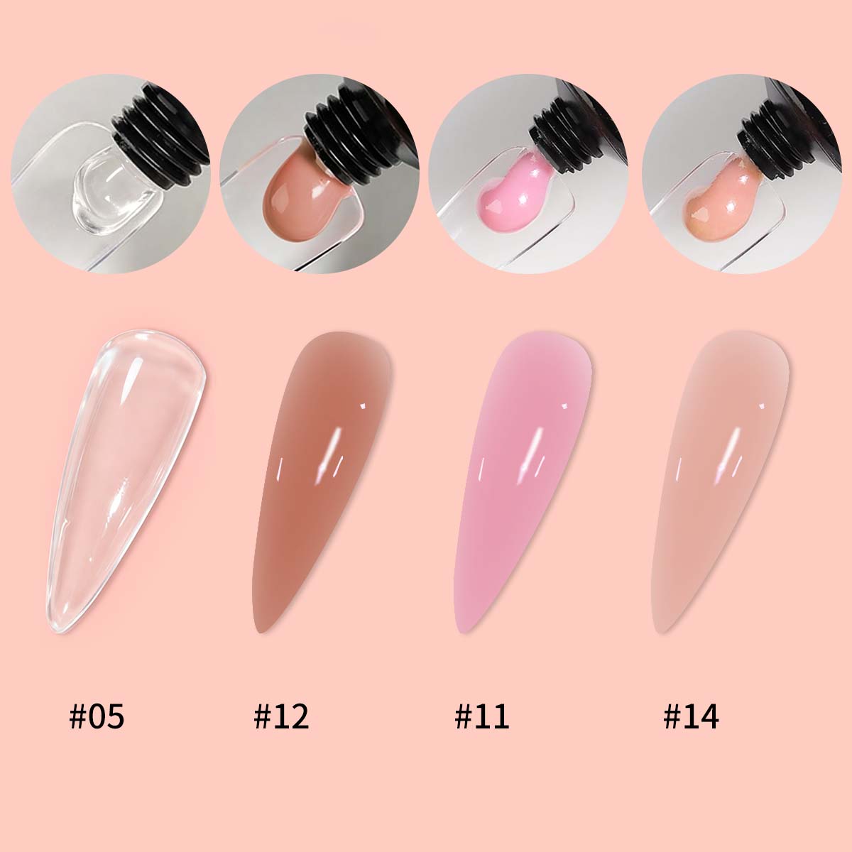 ชุดเจลต่อเล็บ DOULINGDAI 4 สี  - Nail Art Ombre บทวิจารณ์และราคา