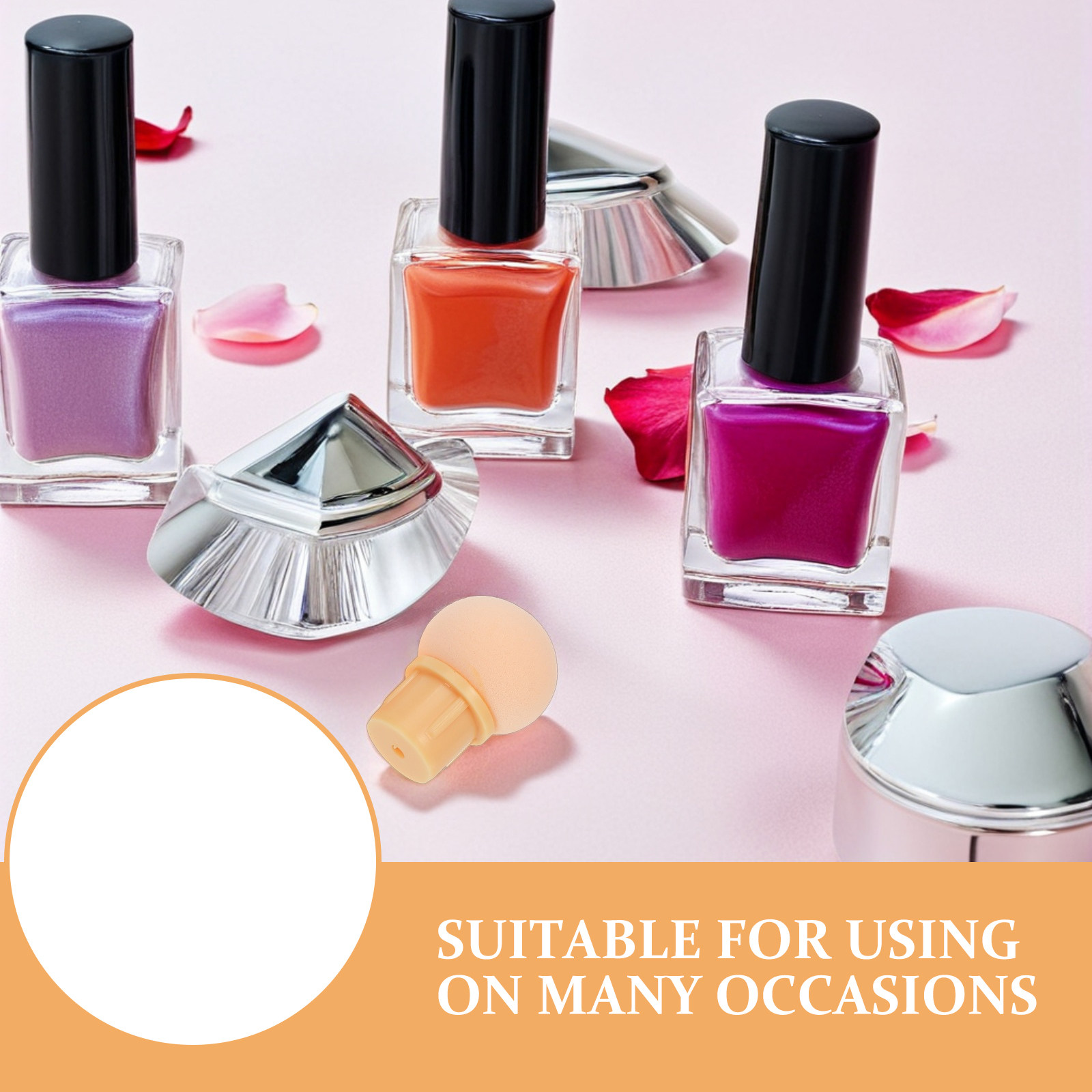 หัวฟองน้ำเปลี่ยนสำหรับทำเล็บแบ - Nail Art Ombre บทวิจารณ์และราคา