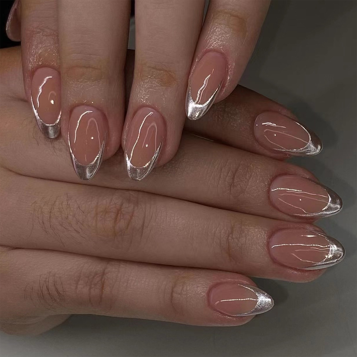 24 ชิ้นเรียบง่ายสีเขียวฝรั่งเศ - Nail Art Press On บทวิจารณ์และราคา