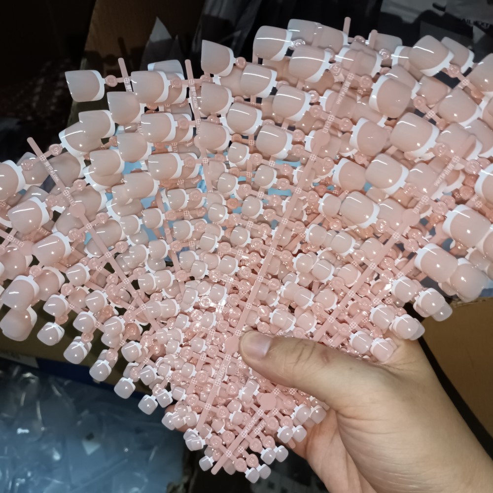 120pcs สแควร์ ToeNail เคล็ดลับ - Nail Art Pink บทวิจารณ์และราคา