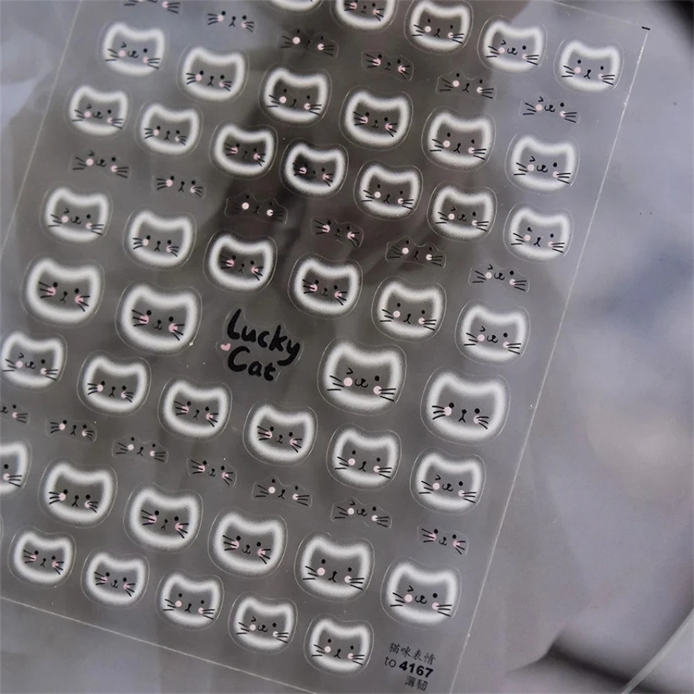 สติกเกอร์ตกแต่งเล็บลายแมวสีขาว - Nail Art Orange บทวิจารณ์และราคา