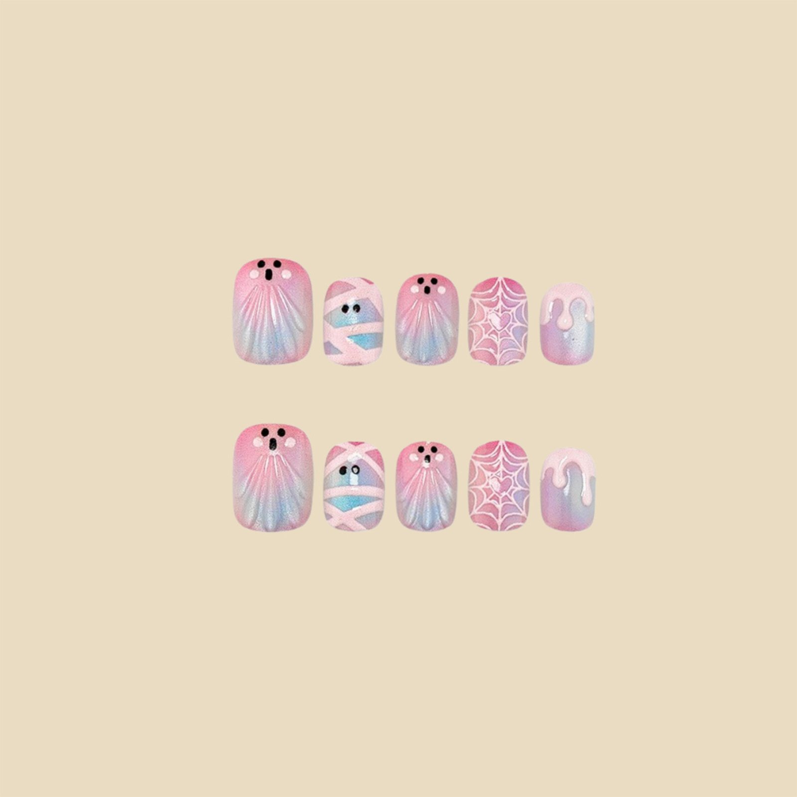 30 ชิ้น เล็บปลอมแบบกดติด สไตล์ - Nail Art Press On บทวิจารณ์และราคา